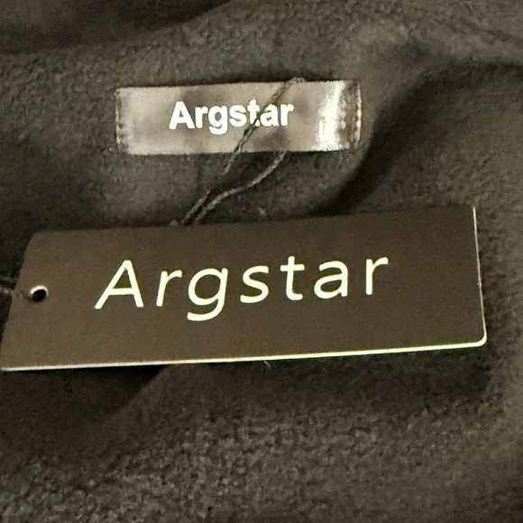 Argstar Black Fleece Jacket Womens Full Zip Lightweight Outdoor Hiking NWT - Picture 10 of 10